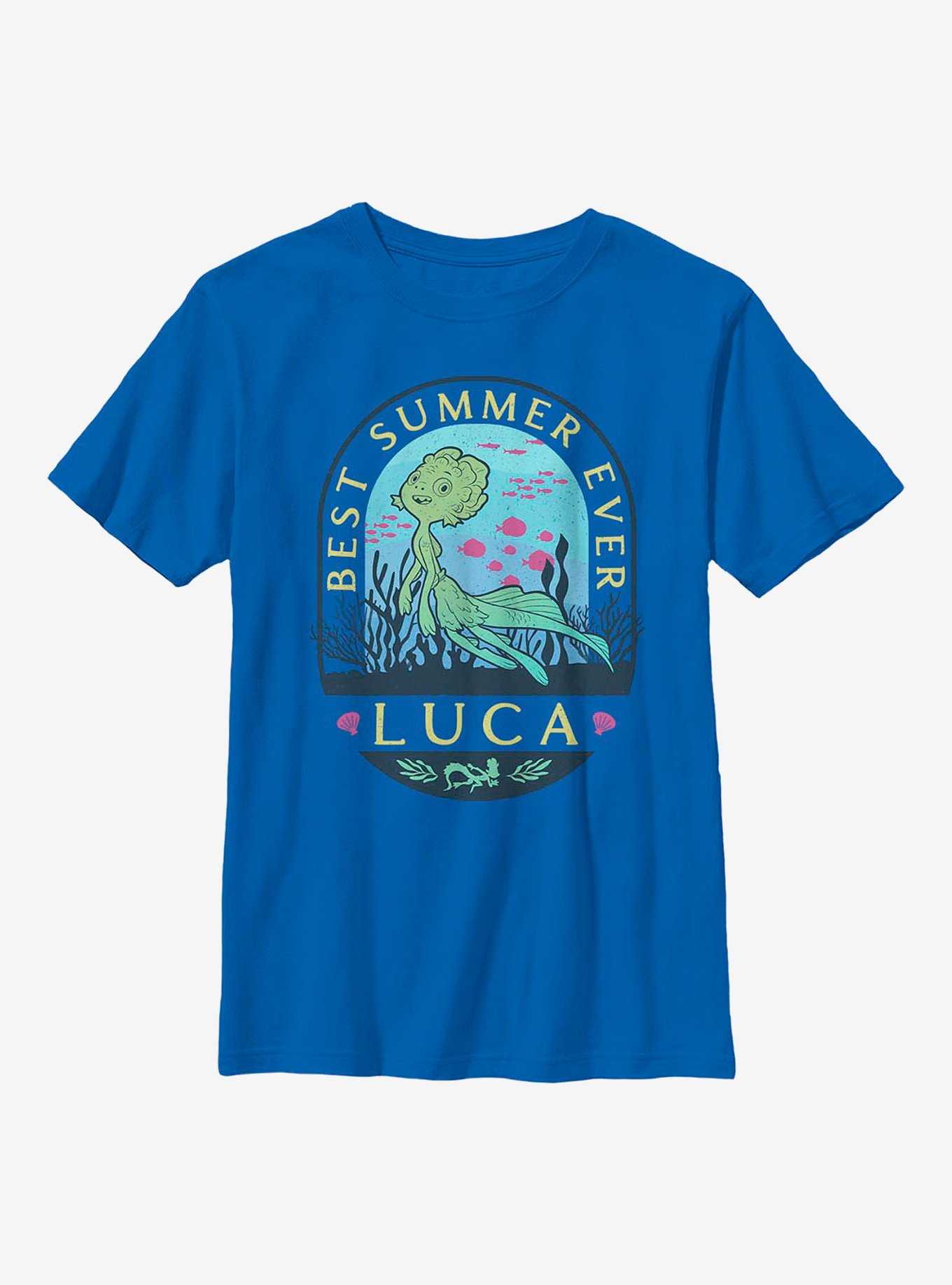 Disney Pixar Luca Best Summer Ever Stamp Youth T-Shirt, , hi-res