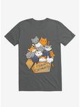 Over Catpawcity T-Shirt, CHARCOAL, hi-res
