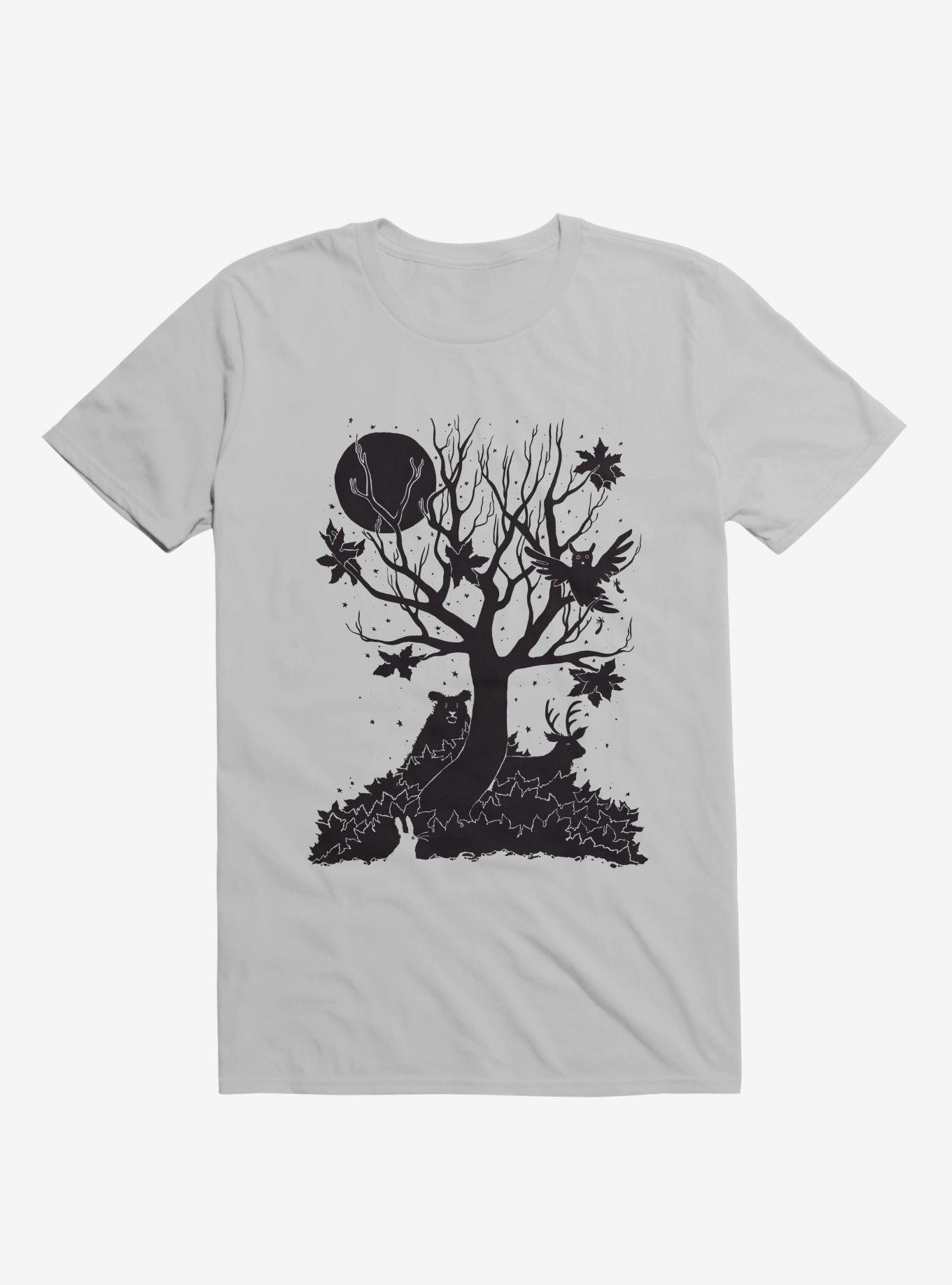 Autumn Forest Ice Grey T-Shirt, , hi-res