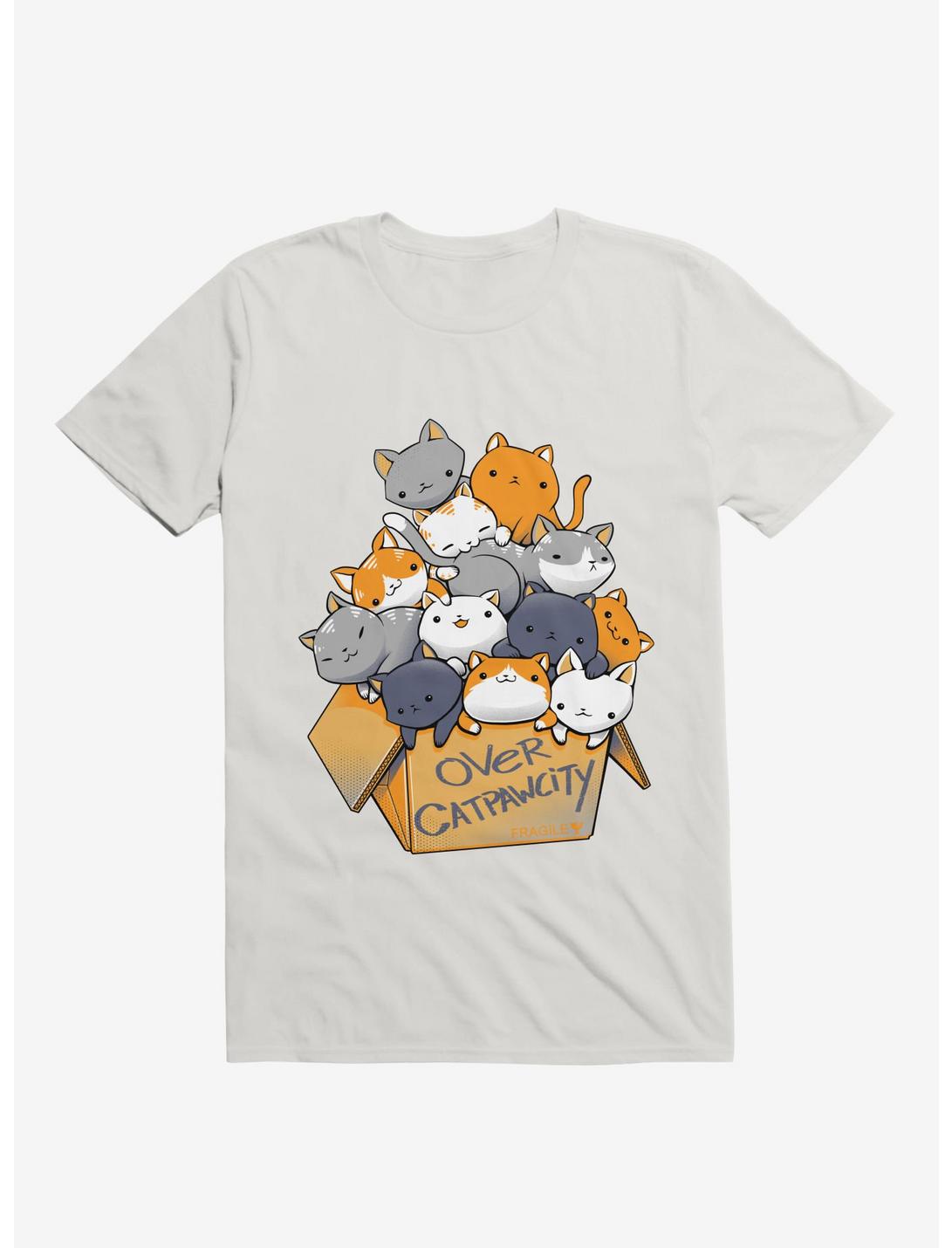 Over Catpawcity T-Shirt, WHITE, hi-res