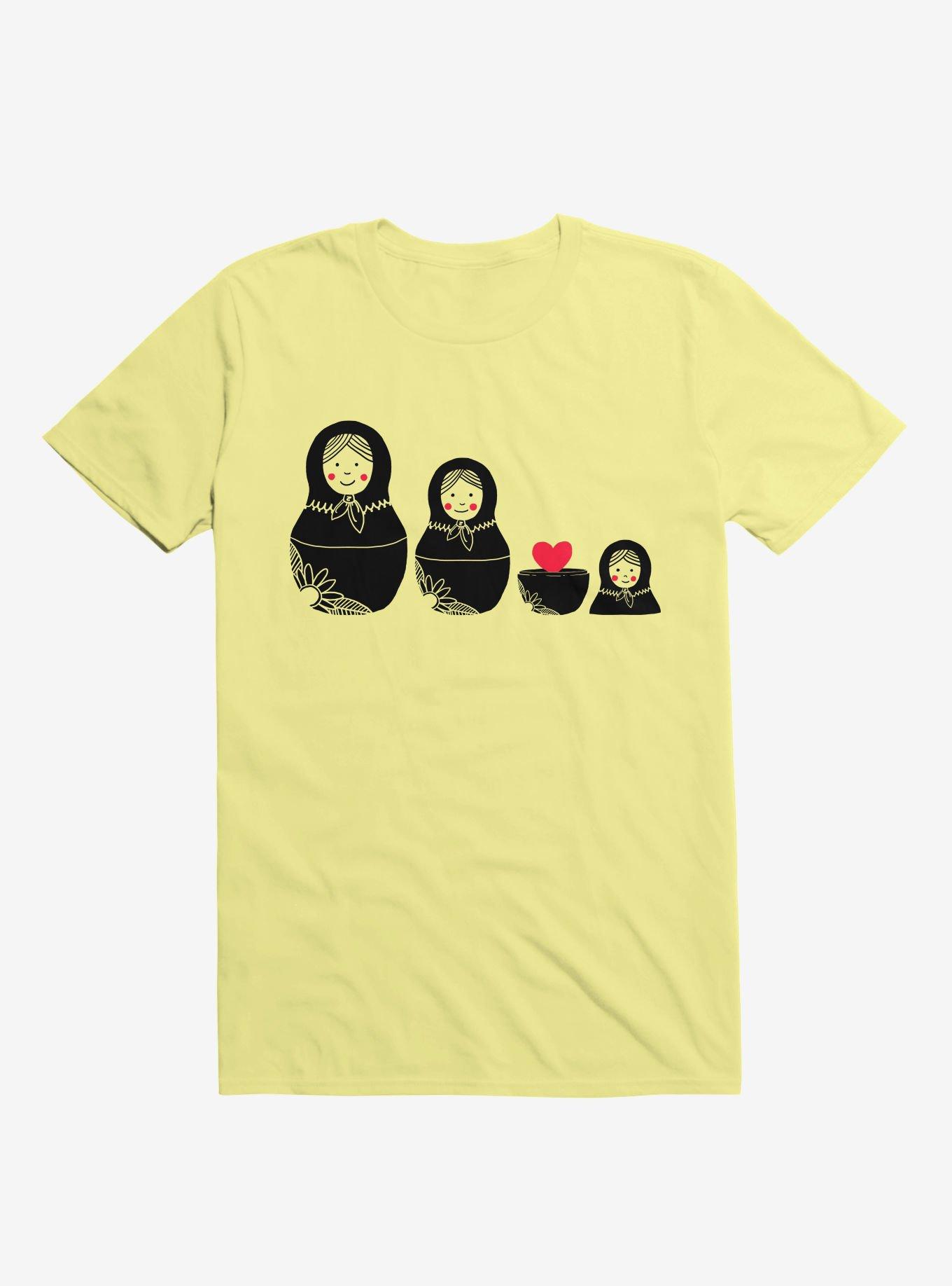 THRDLESS Beauty Inside Corn Silk Yellow T-Shirt