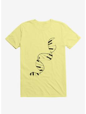 DNA Piano Corn Silk Yellow T-Shirt, , hi-res
