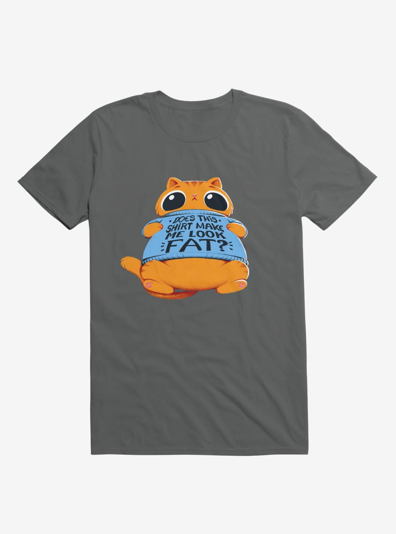 Does This Shirt Make Me Look Fat? Charcoal Grey T-Shirt, , hi-res