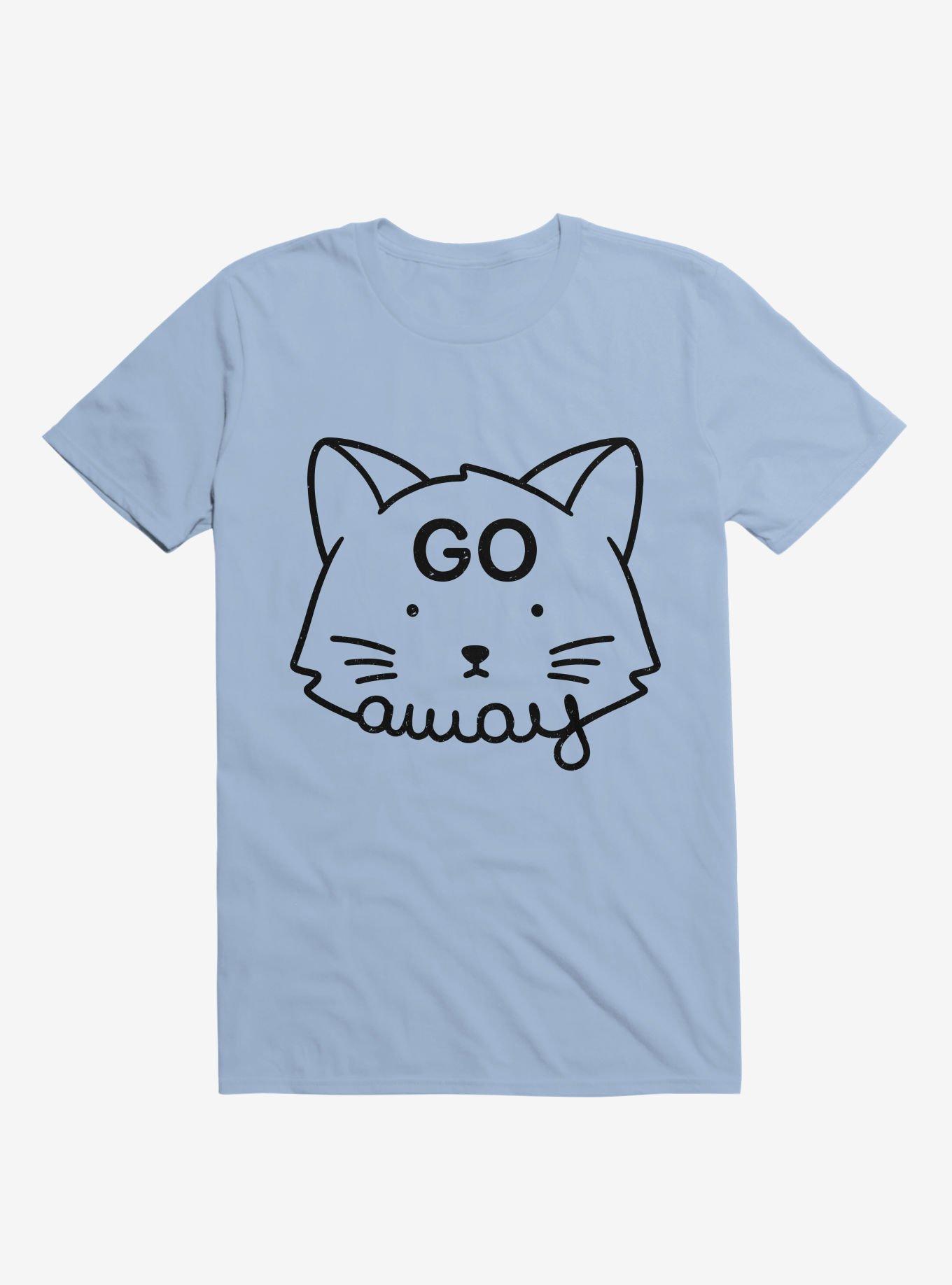 Go Away T-Shirt, LIGHT BLUE, hi-res