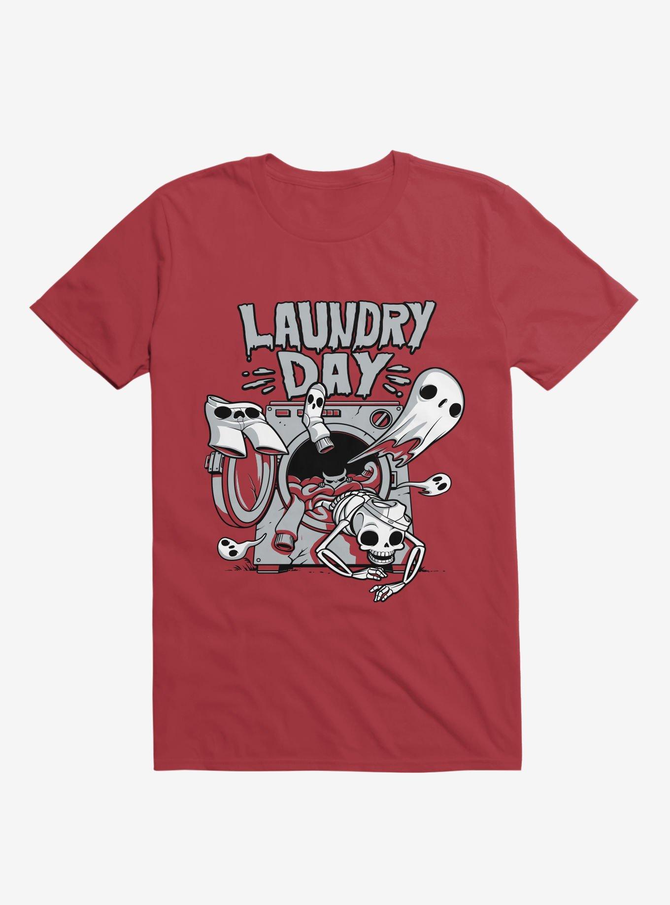 Laundry Day T-Shirt, RED, hi-res