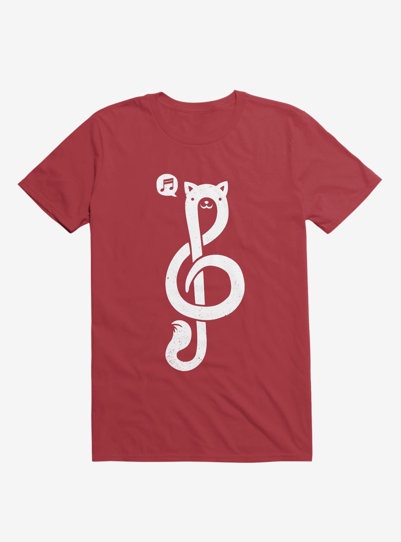 Musicat Red T-Shirt, , hi-res