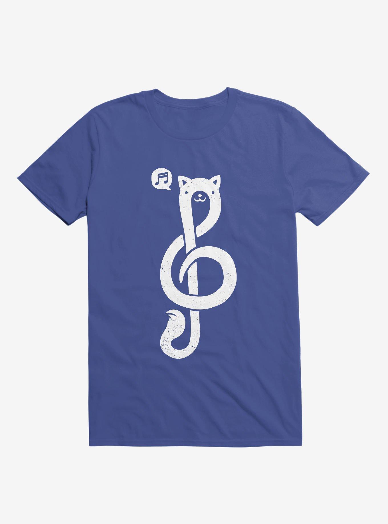 Musicat Royal Blue T-Shirt, ROYAL, hi-res