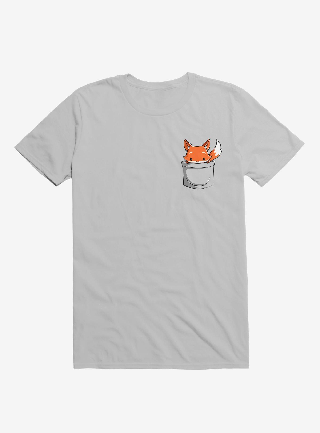 Pocket Fox T-Shirt, ICE GREY, hi-res