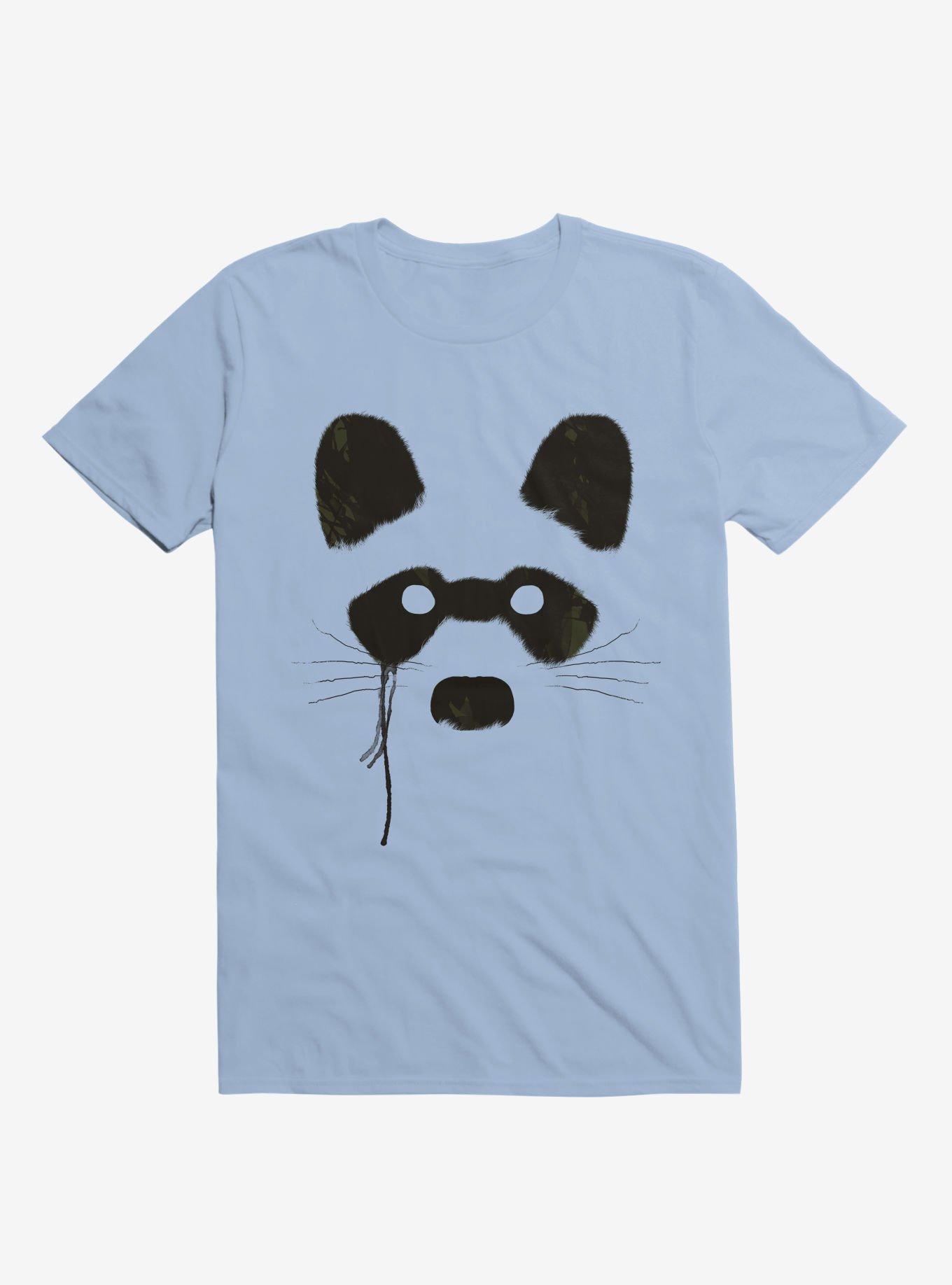 Raccoon T-Shirt, LIGHT BLUE, hi-res