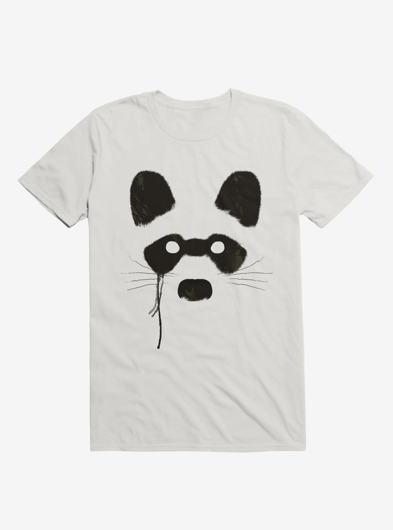 Raccoon T-Shirt, WHITE, hi-res