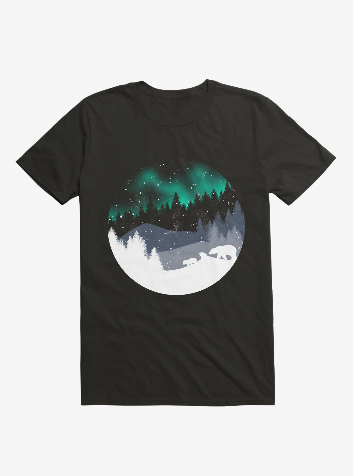 Stardust Horizon Black T-Shirt, BLACK, hi-res