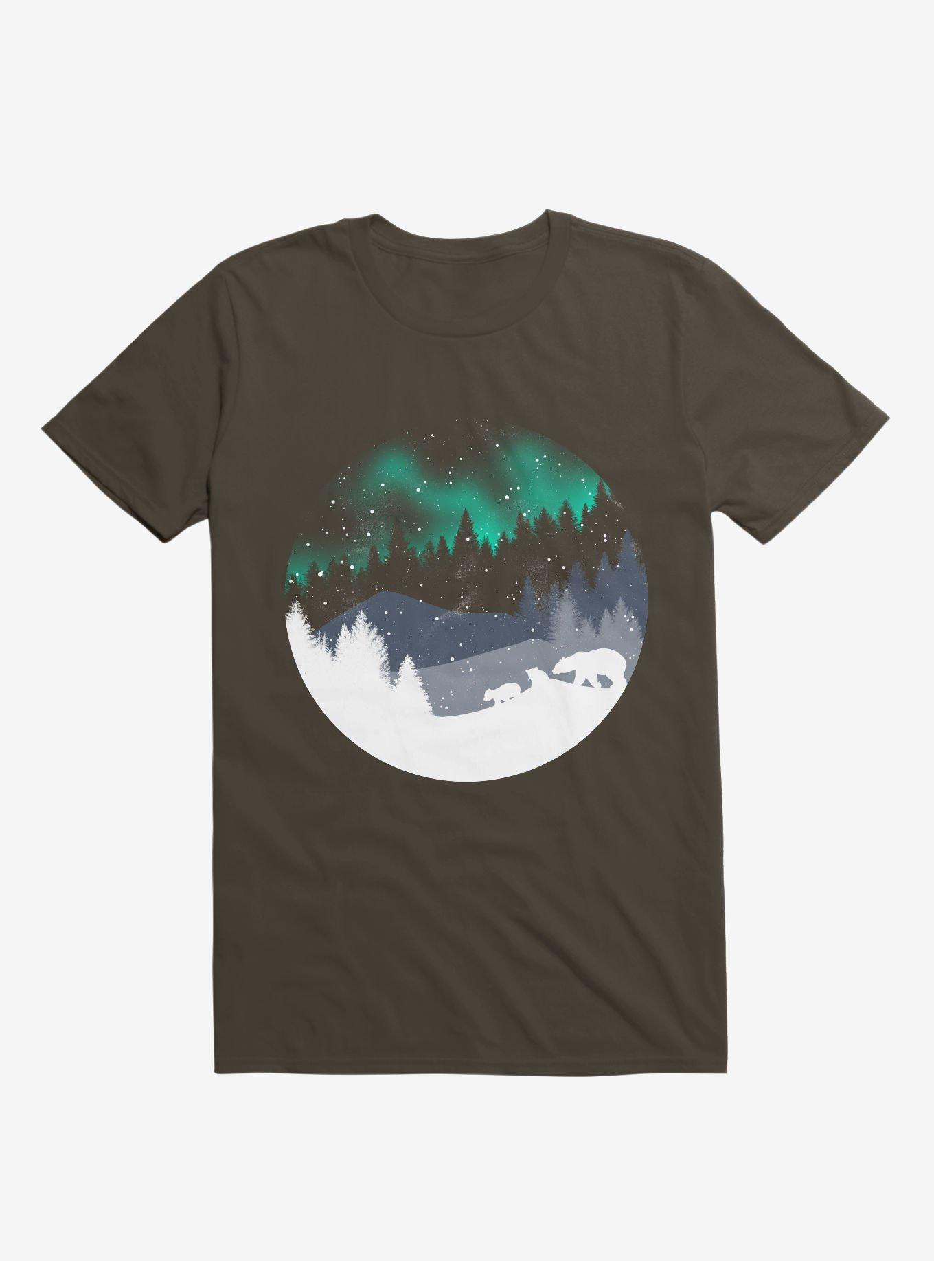 Stardust Horizon Brown T-Shirt, BROWN, hi-res