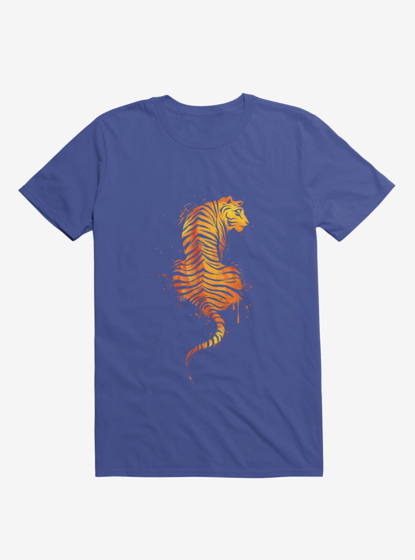 Tiger Ink Royal Blue T-Shirt, , hi-res