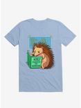 World Domination For Hedgehogs Light Blue T-Shirt, LIGHT BLUE, hi-res