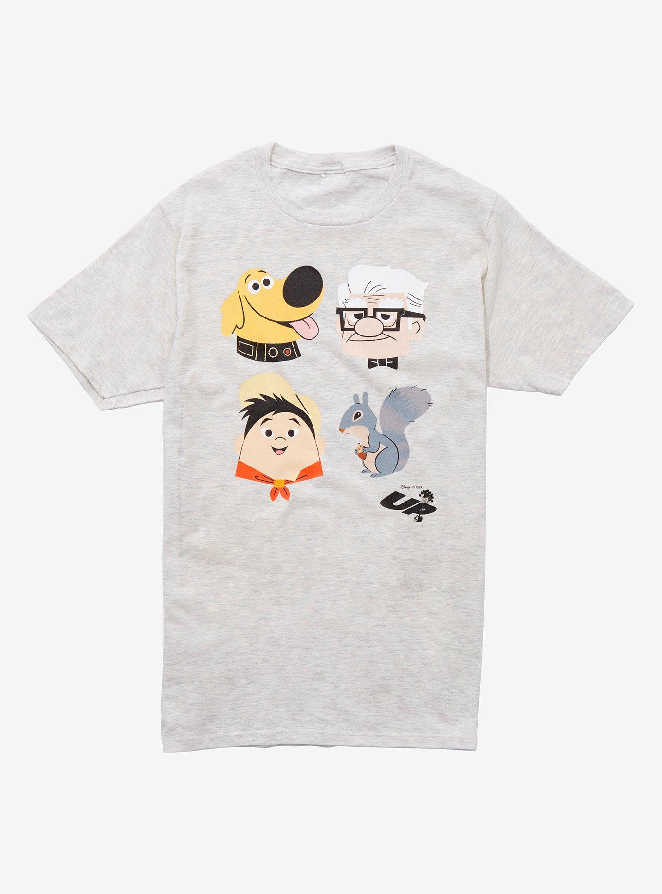 Disney Pixar Up Grid Boyfriend Fit Girls T-Shirt, MULTI, hi-res