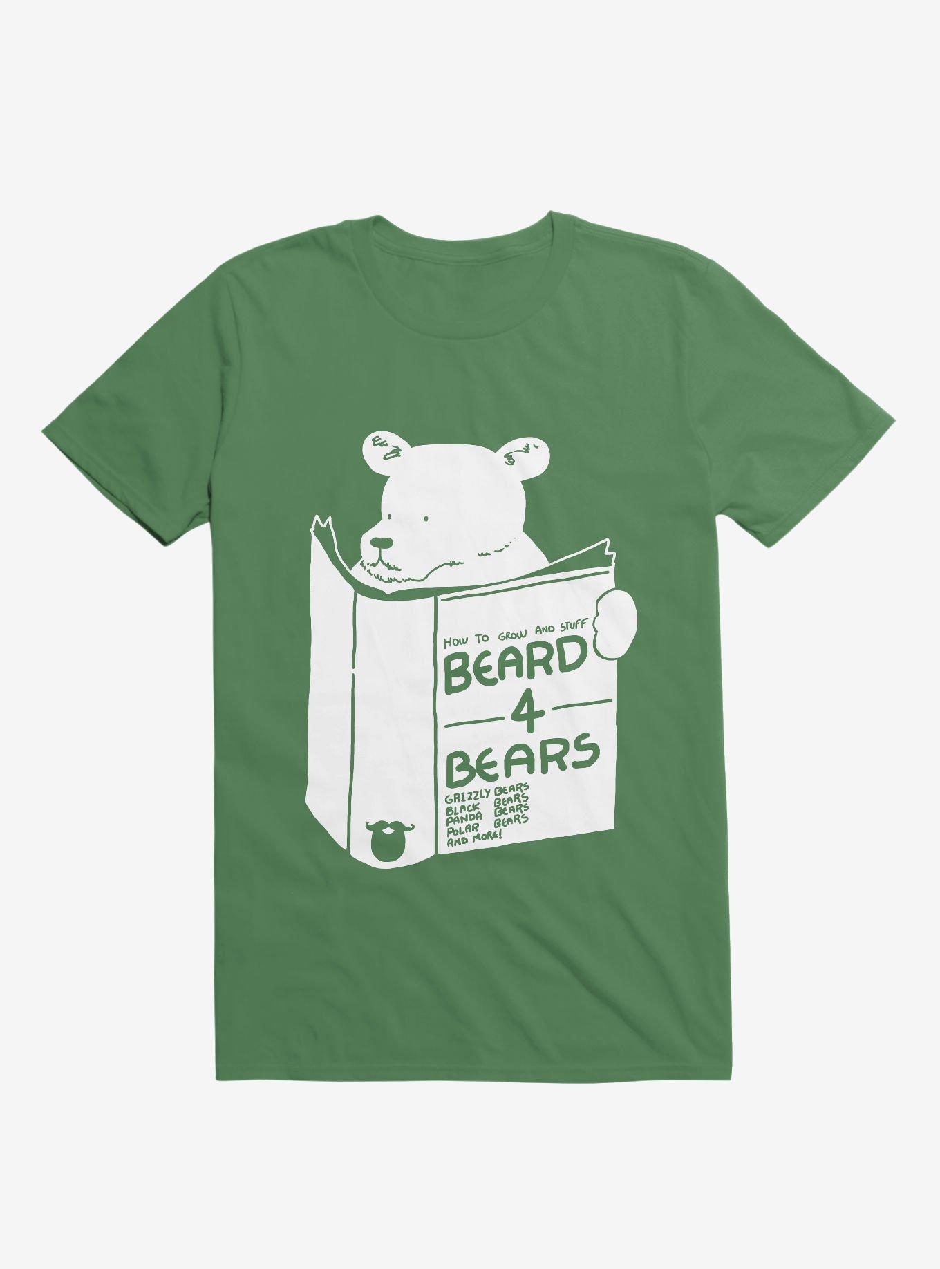Beard For Bears Kelly Green T-Shirt, , hi-res