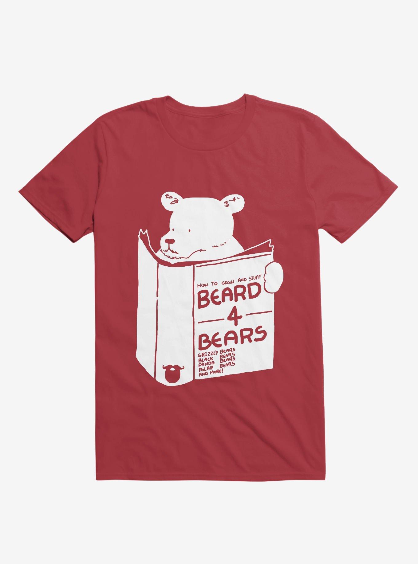 Beard For Bears Red T-Shirt, , hi-res