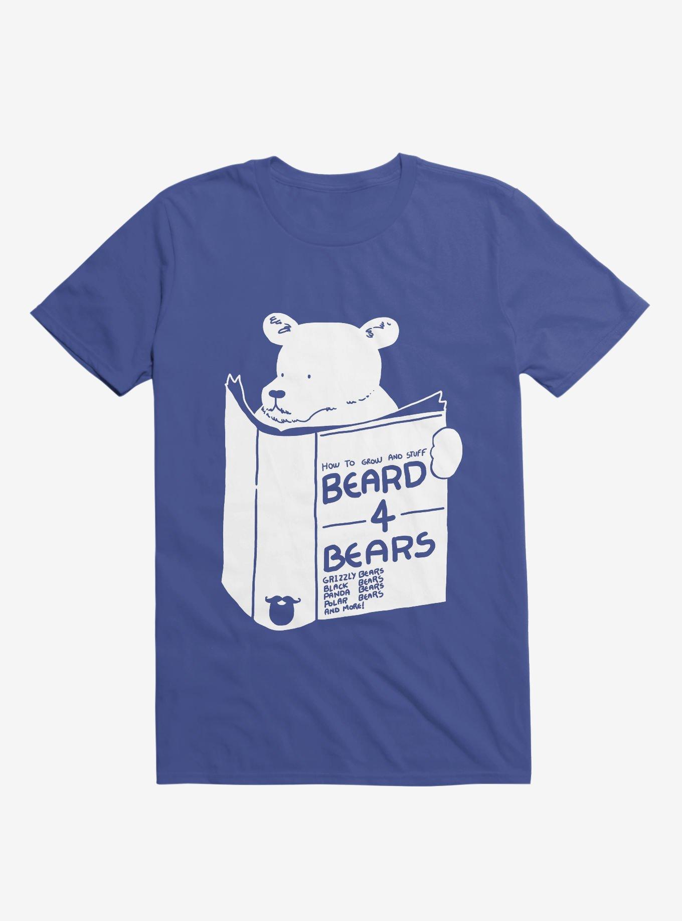 Beard For Bears Royal Blue T-Shirt