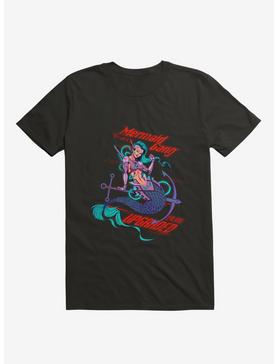 Cyberpunk Mermaid Black T-Shirt, , hi-res