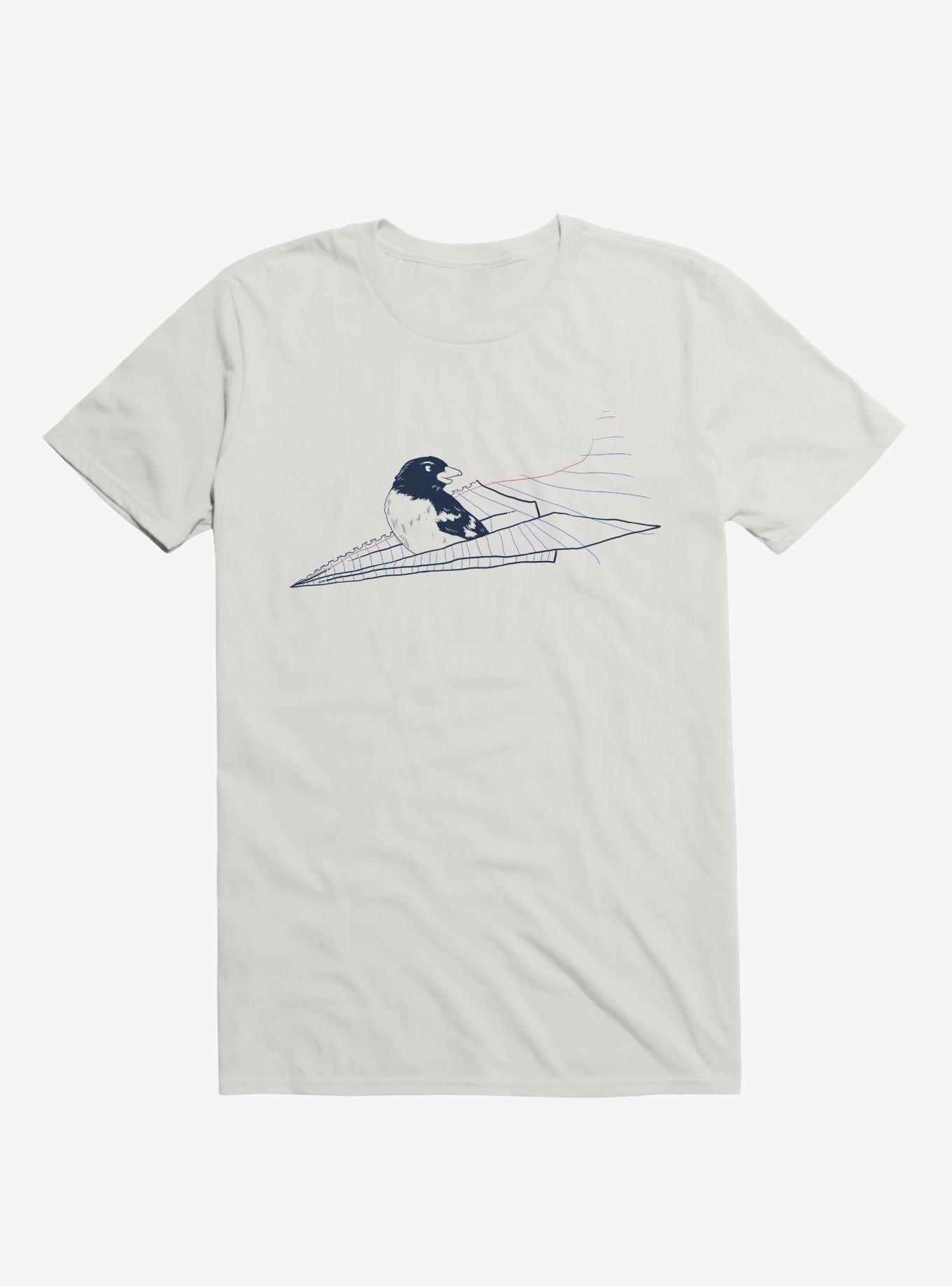 Flying Away T-Shirt, WHITE, hi-res