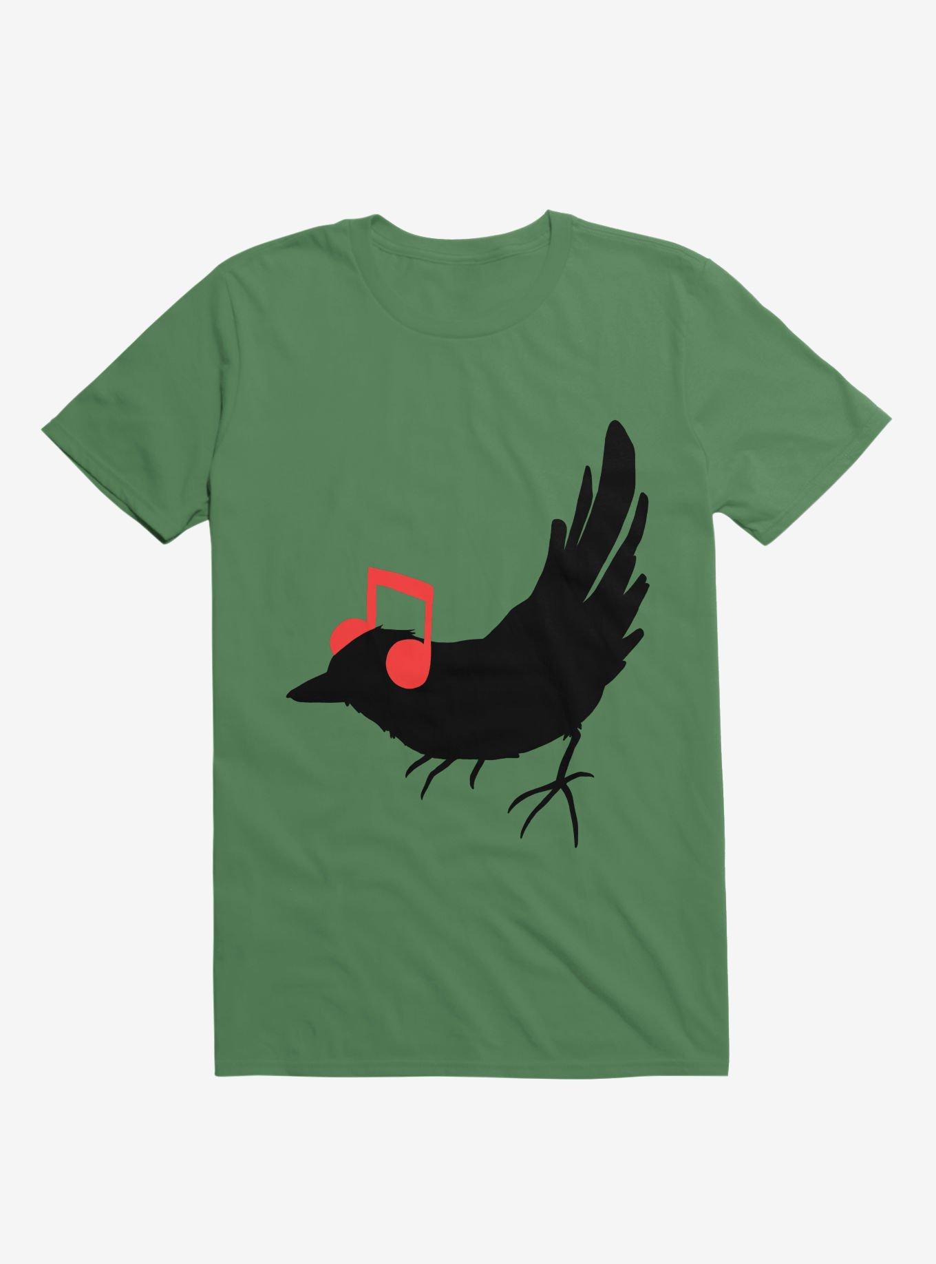 Listening To My Song T-Shirt, KELLY GREEN, hi-res