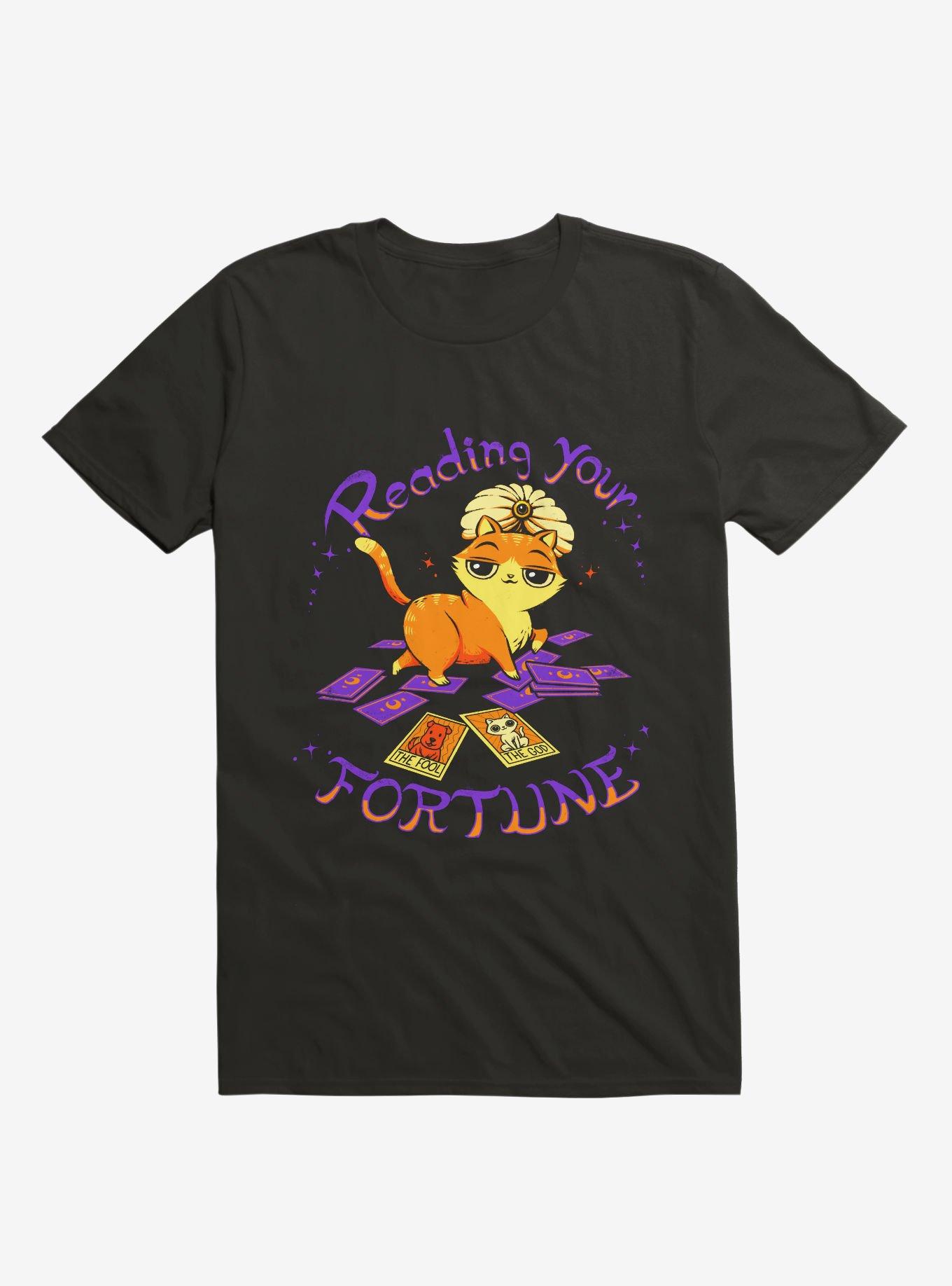 Reading Your Fortune T-Shirt, BLACK, hi-res