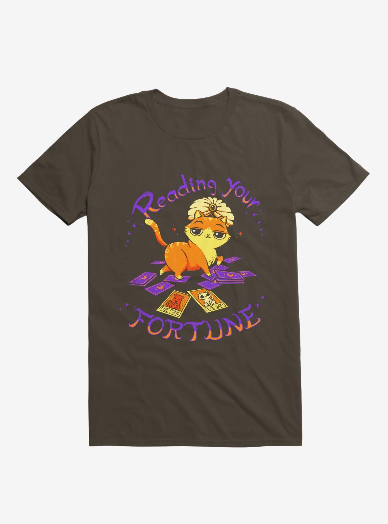 Reading Your Fortune T-Shirt, BROWN, hi-res