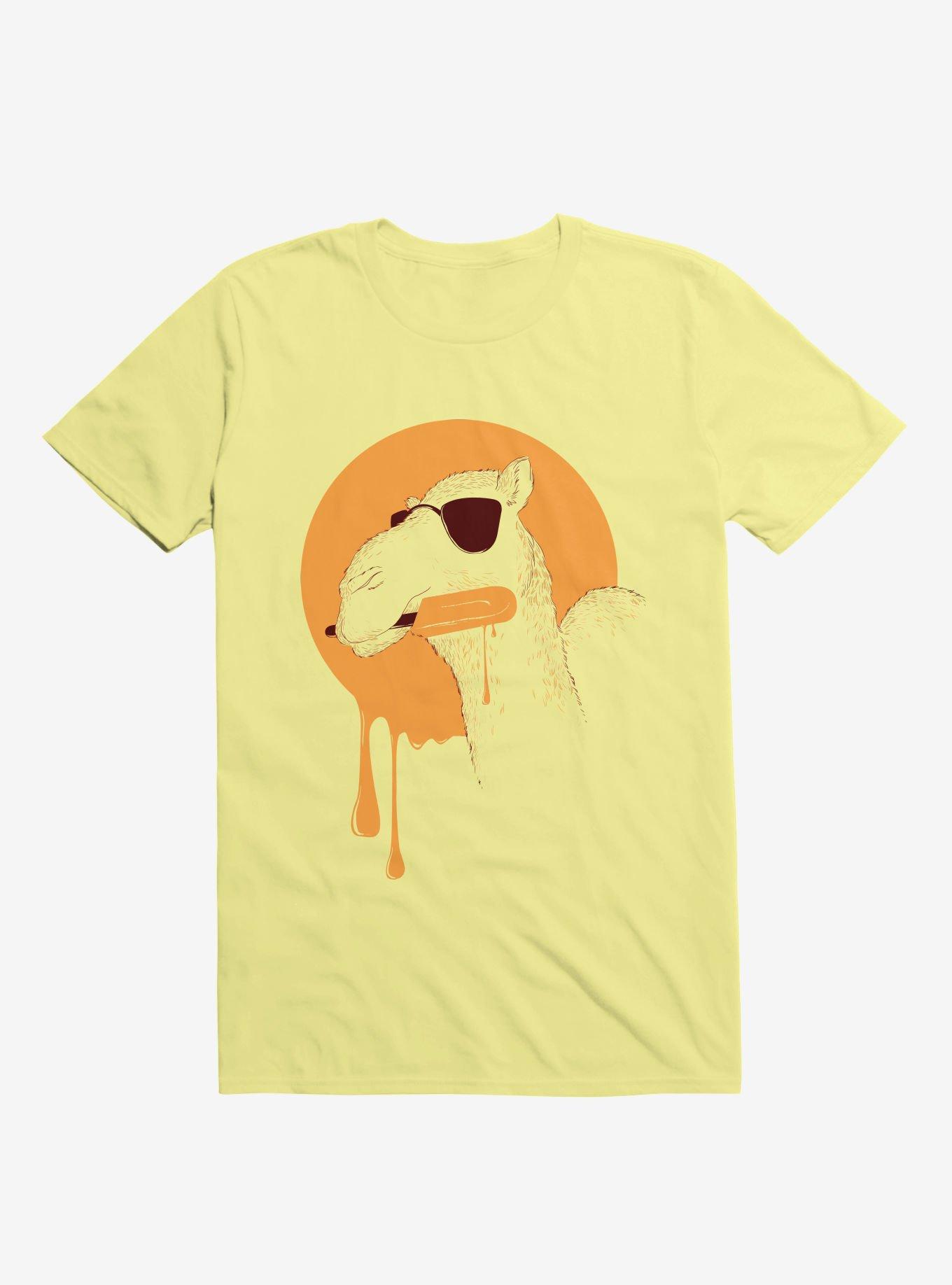 THRDLESS Summer Corn Silk Yellow T-Shirt