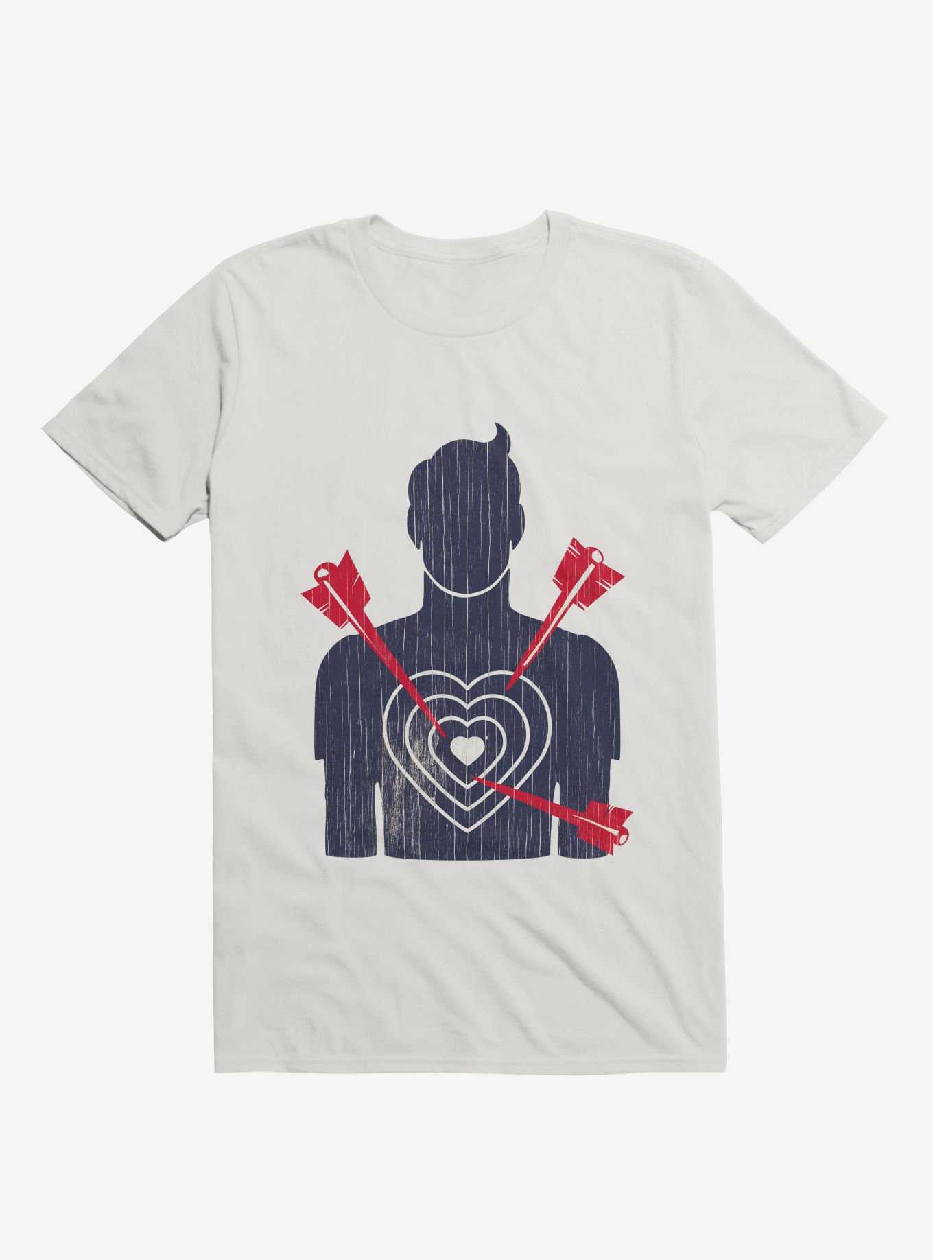Target Heart White T-Shirt, , hi-res