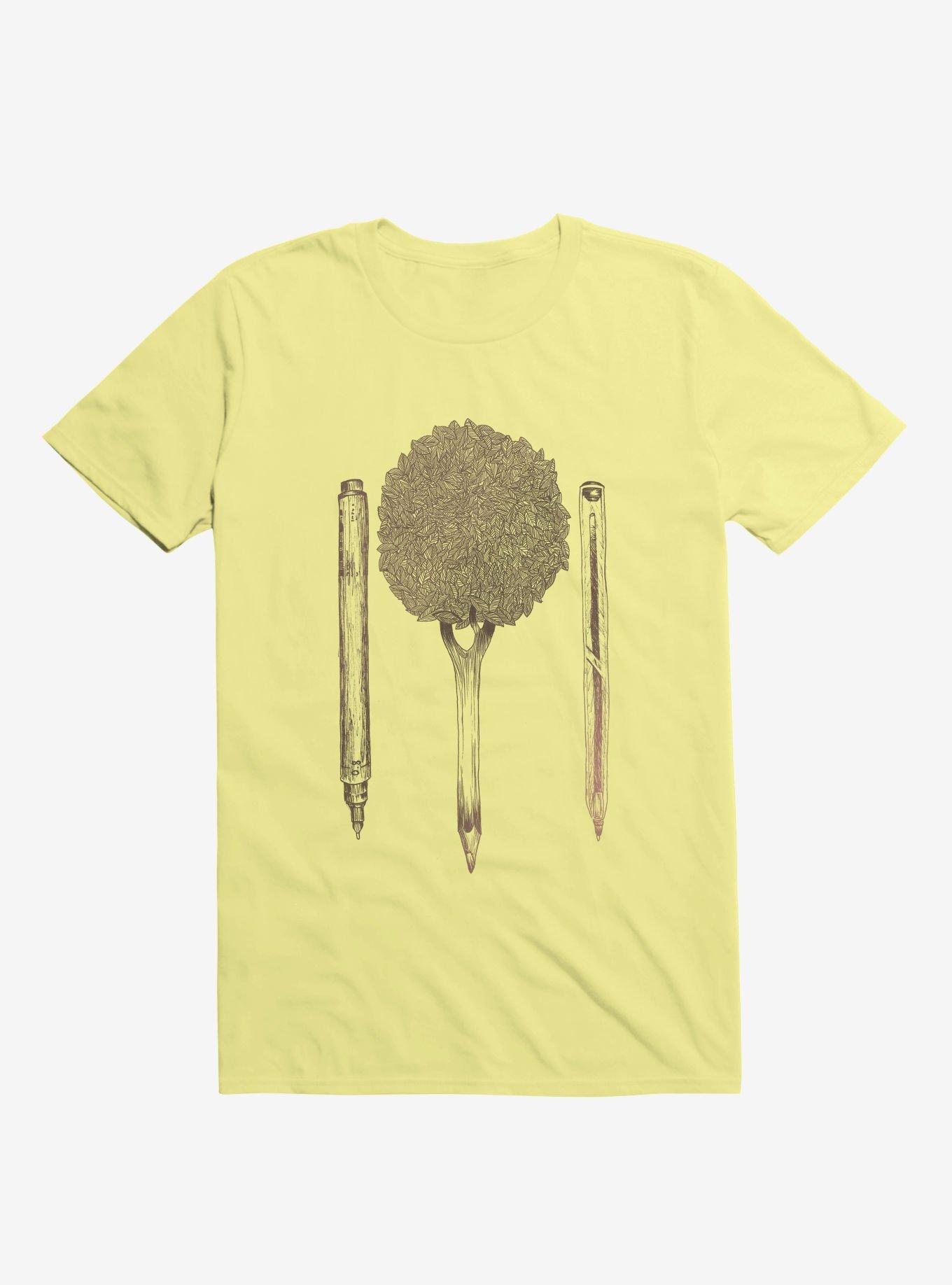 THRDLESS Tools Of Creation Corn Silk Yellow T-Shirt