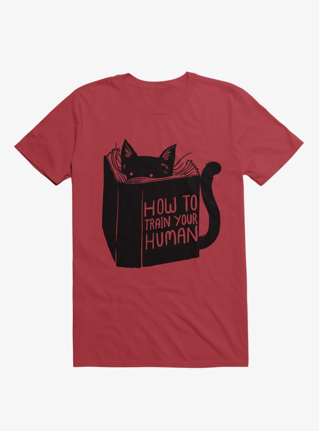 How To Train Your Human Red T-Shirt, , hi-res