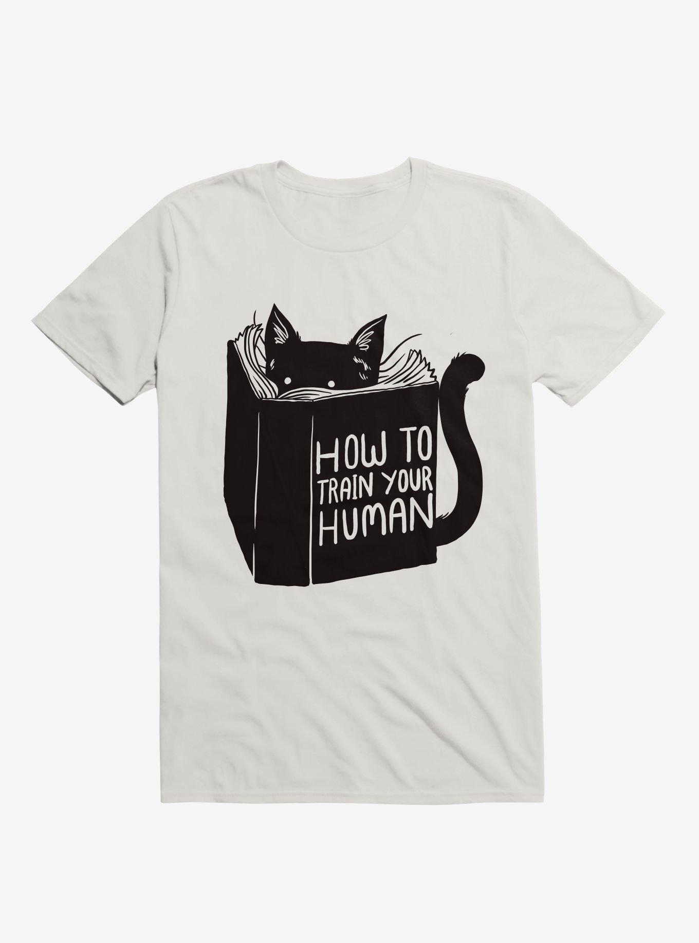 How To Train Your Human White T-Shirt, , hi-res