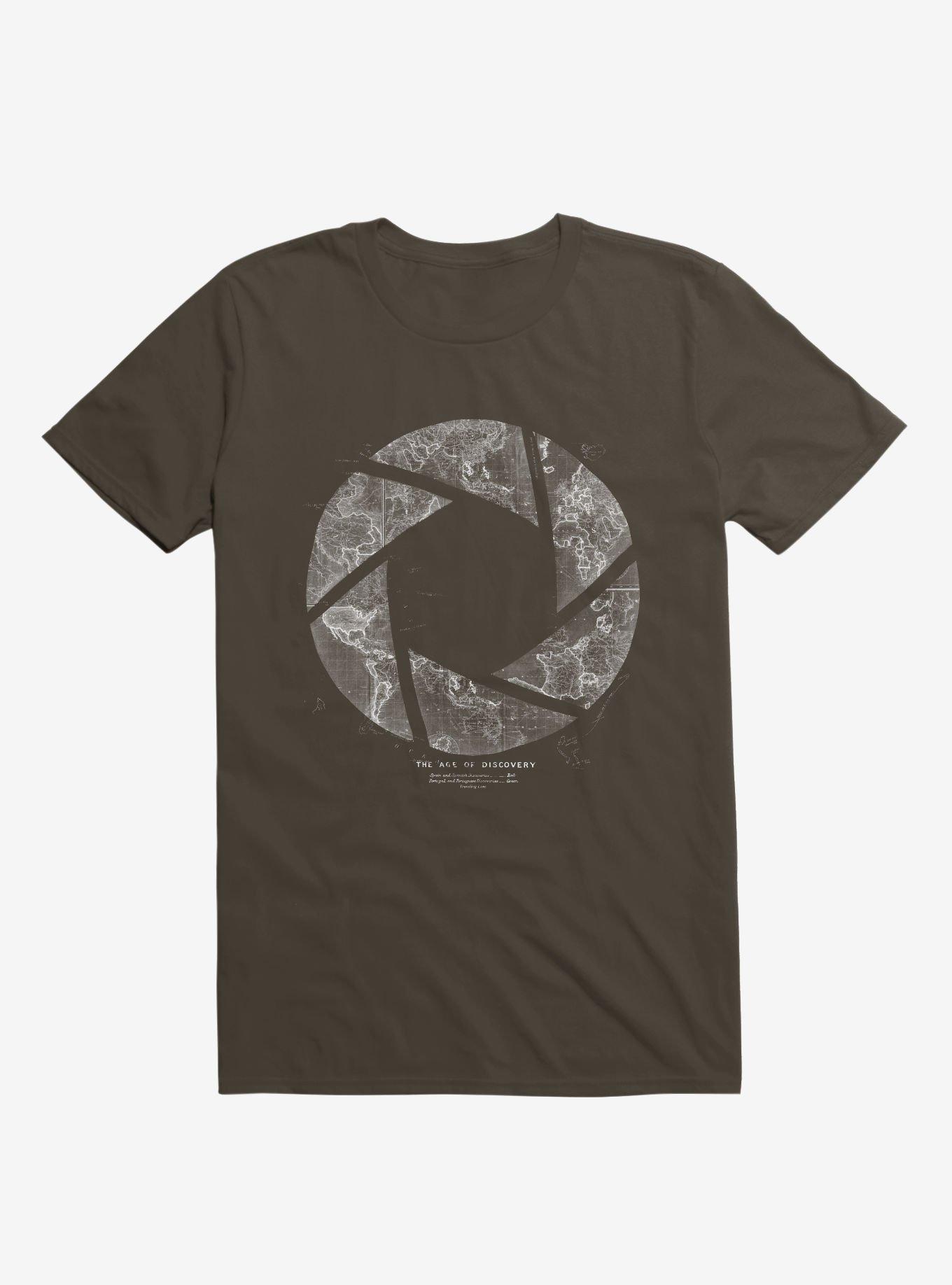 Traveling Lens Brown T-Shirt, BROWN, hi-res