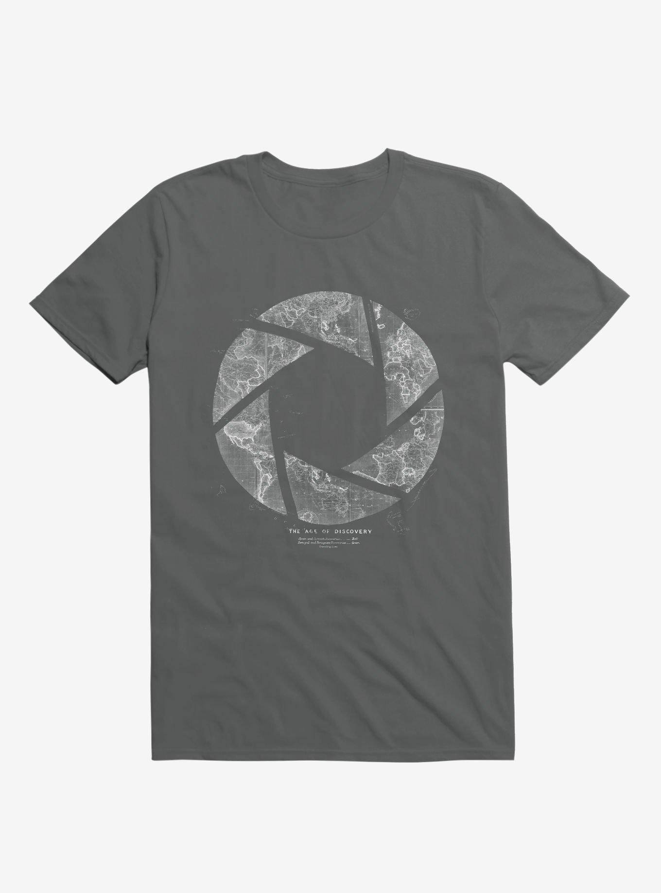 Traveling Lens Charcoal Grey T-Shirt