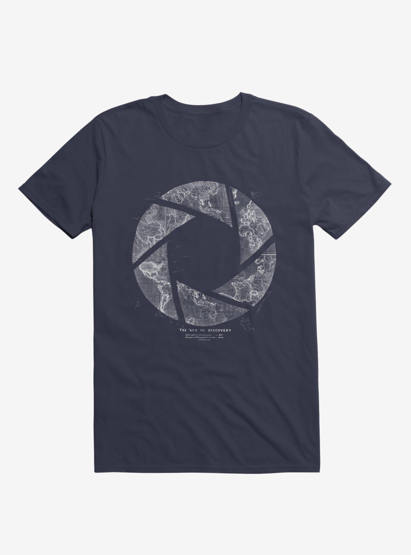 Traveling Lens Navy Blue T-Shirt, , hi-res