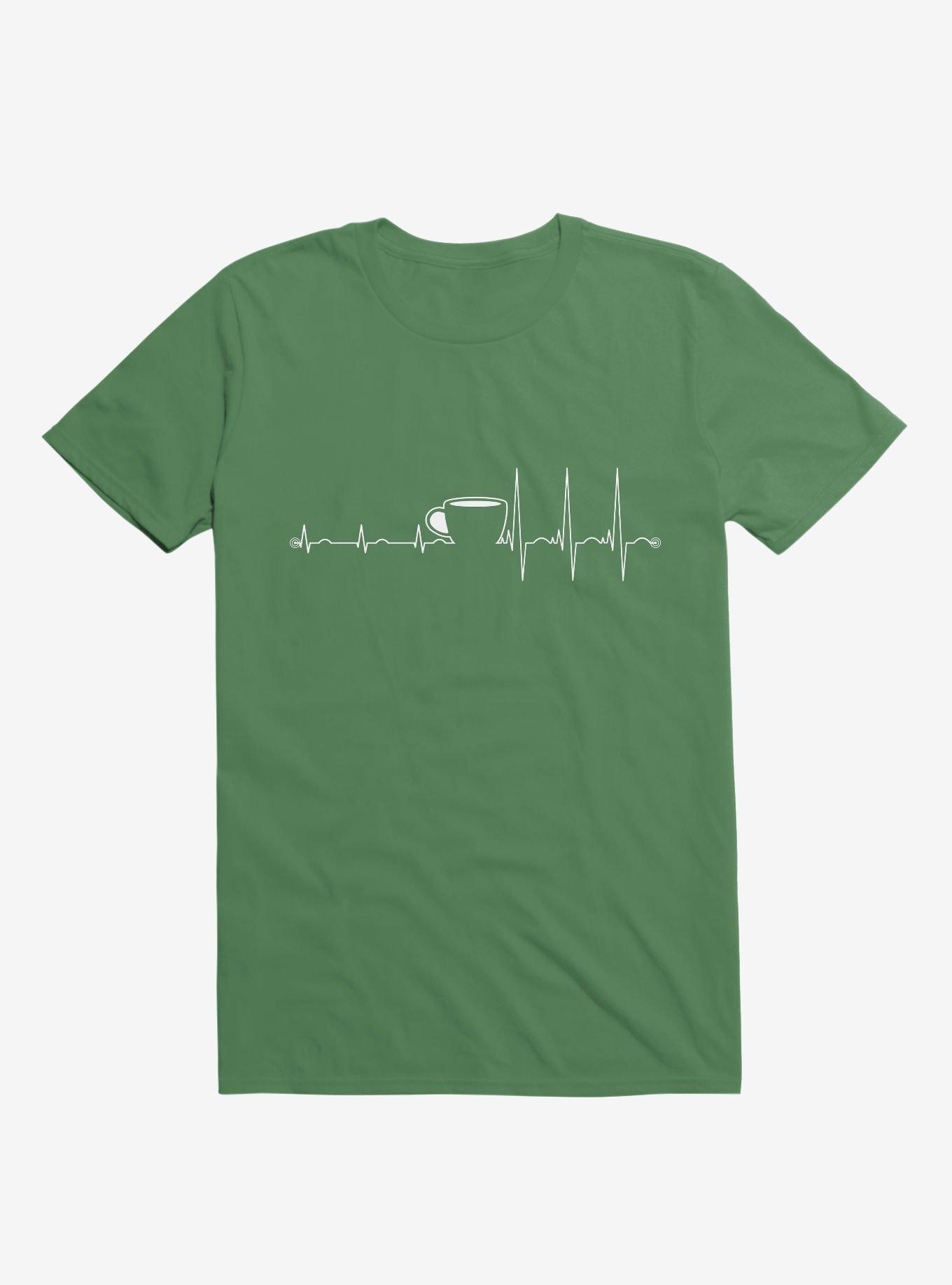 Wakeup Coffee Kelly Green T-Shirt