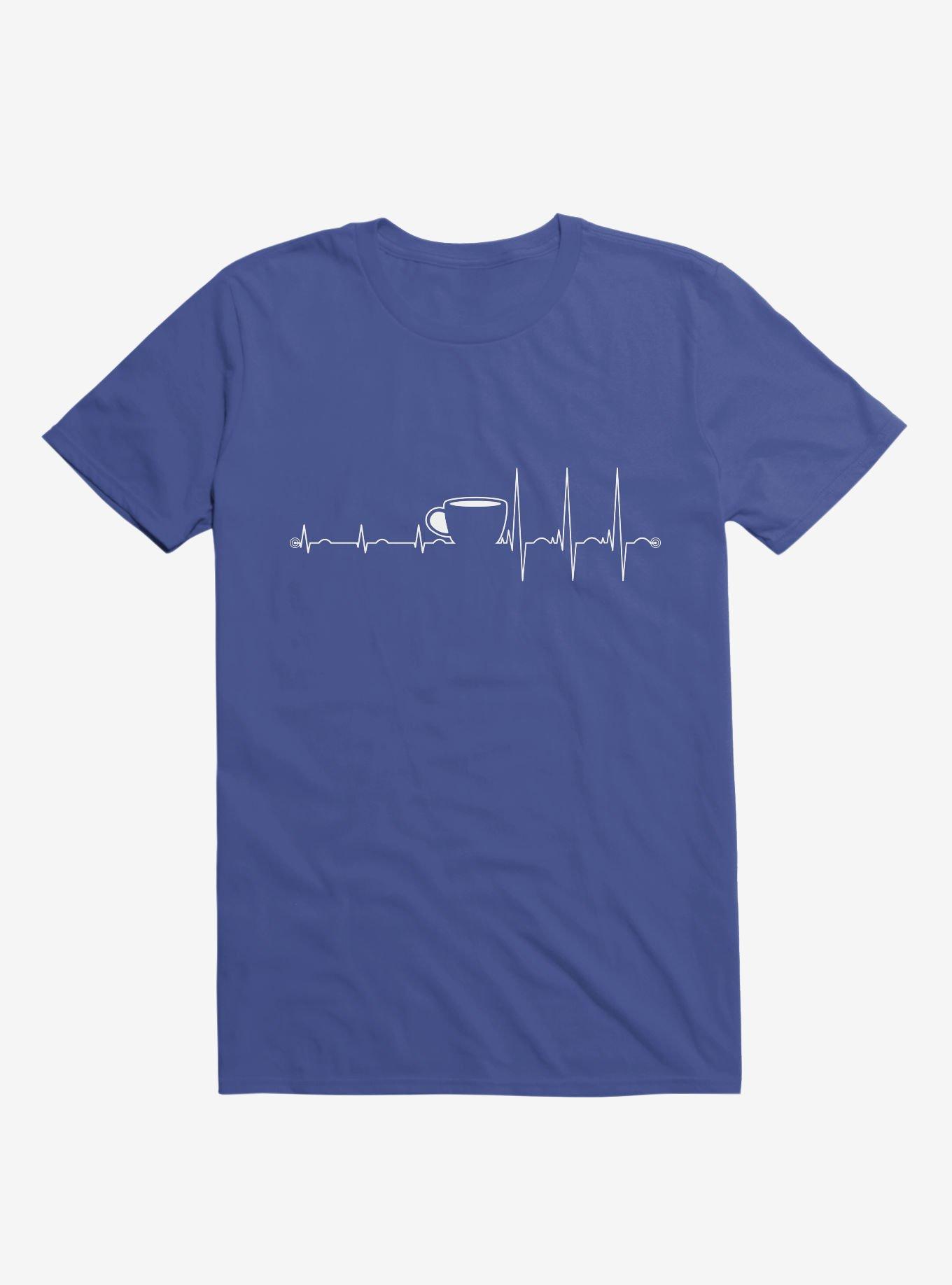 Wakeup Coffee Royal Blue T-Shirt, , hi-res