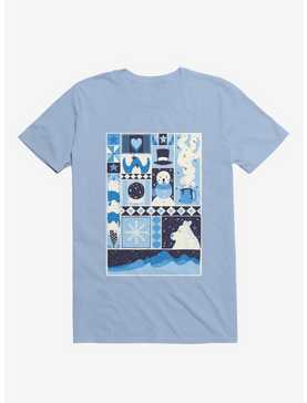 Winter Light Blue T-Shirt, , hi-res