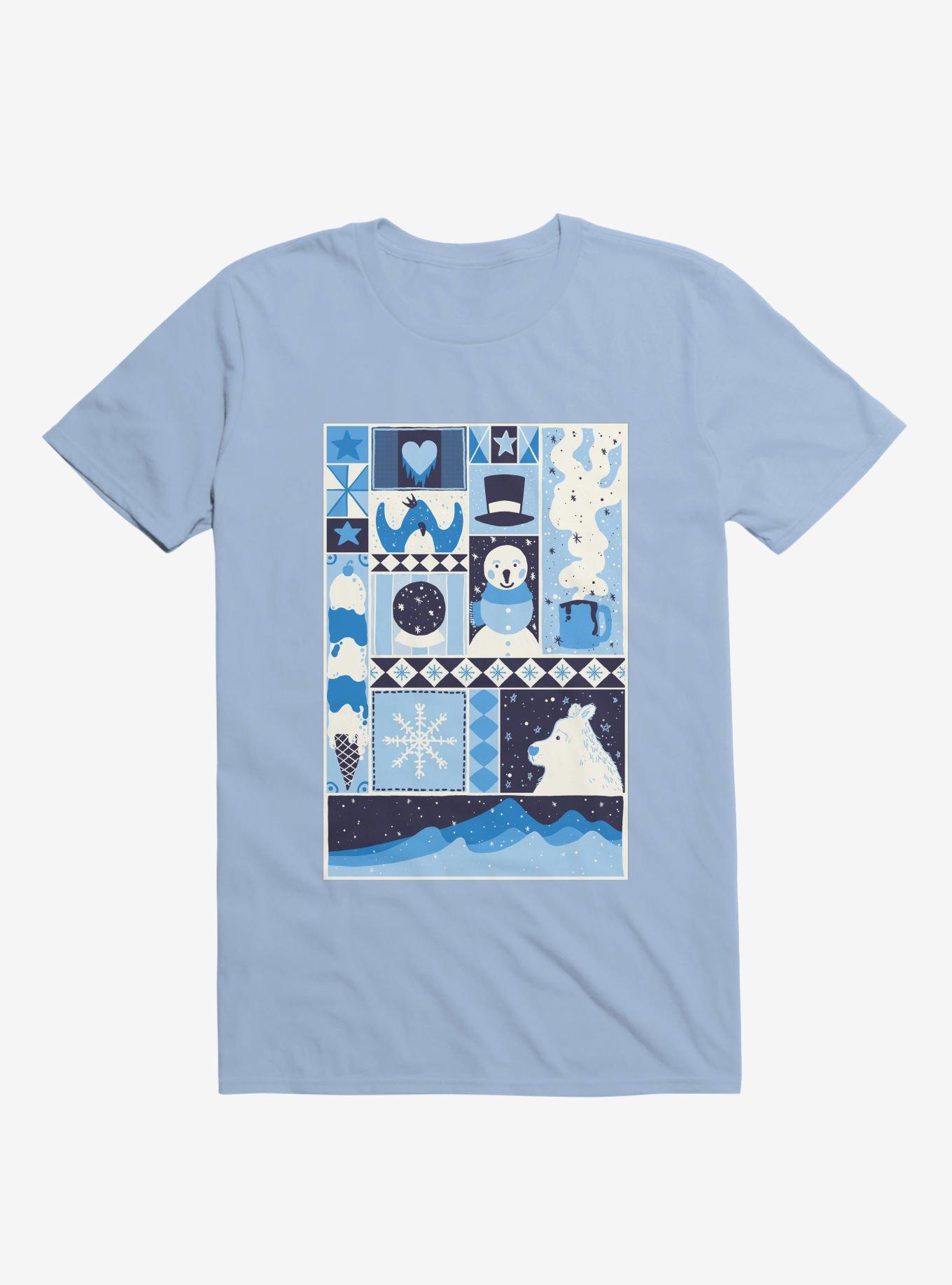 Winter Light Blue T-Shirt, , hi-res