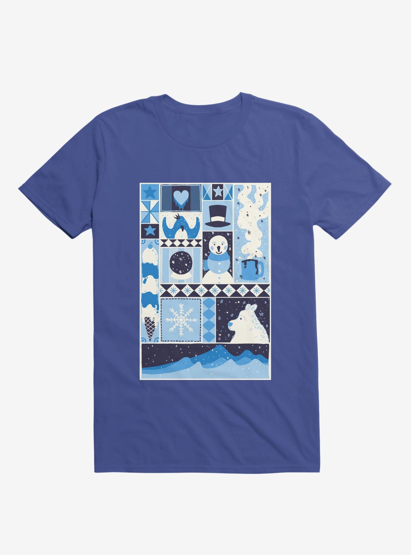 Winter Royal Blue T-Shirt, , hi-res