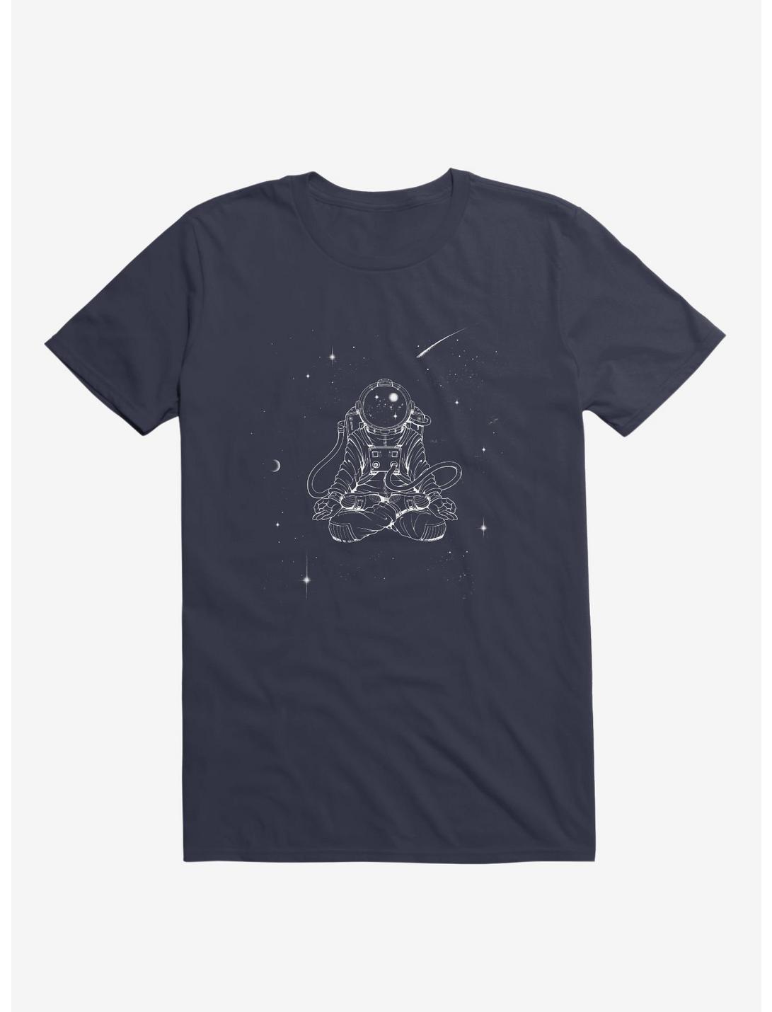 Zen Astronaut Navy Blue T-Shirt, NAVY, hi-res