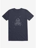 Zen Astronaut Navy Blue T-Shirt, NAVY, hi-res