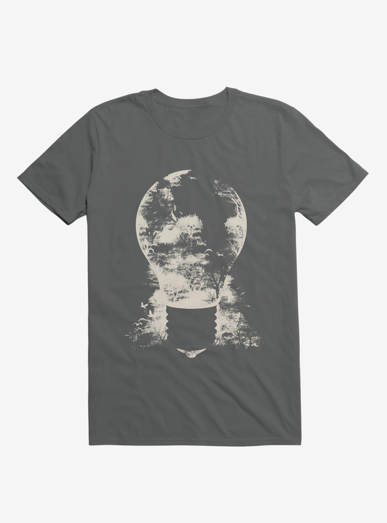 A Good Idea Charcoal Grey T-Shirt, CHARCOAL, hi-res