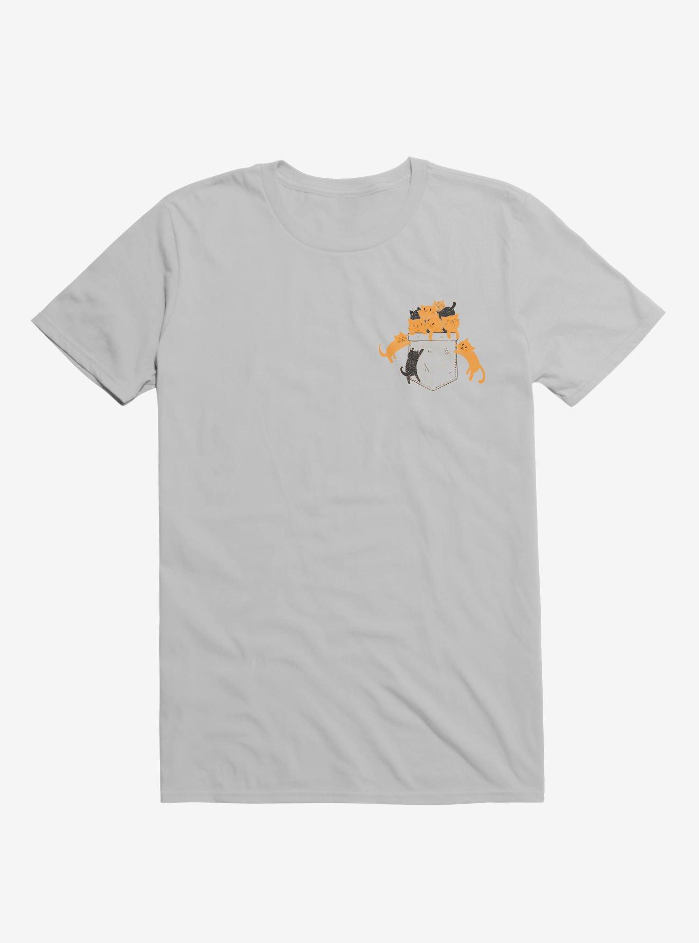Pocket Cats T-Shirt, , hi-res