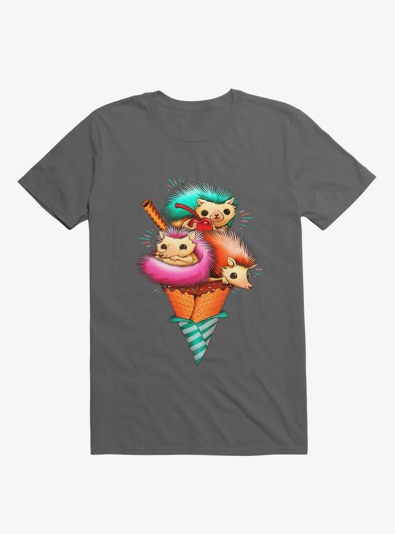 Hedgehog Ice Cream T-Shirt, , hi-res