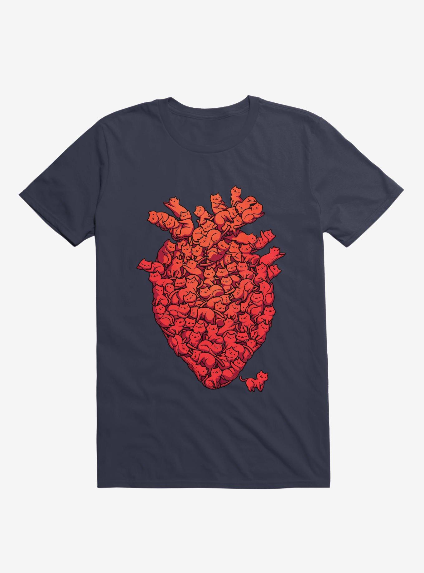 I Love Cat Heart T-Shirt
