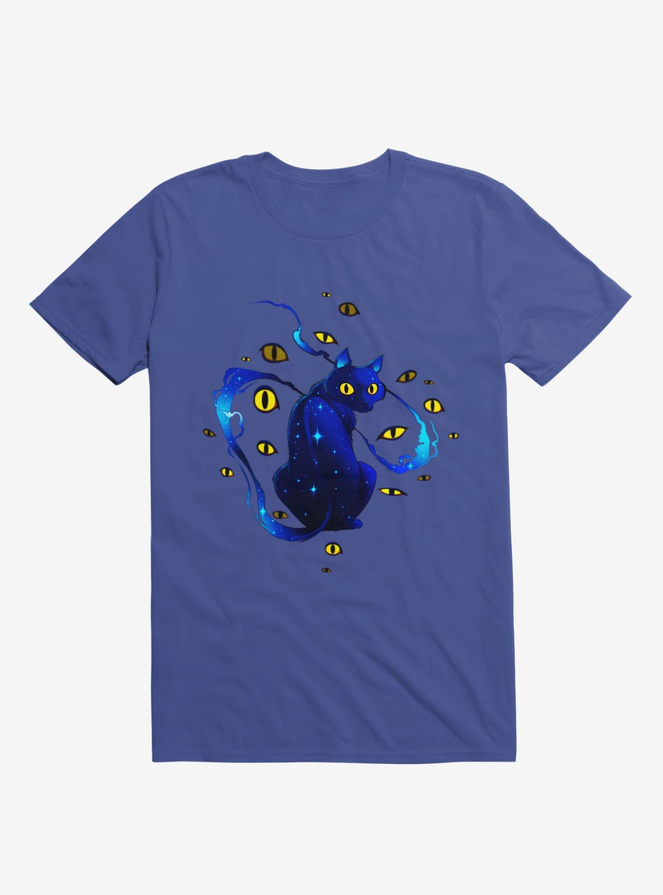 Mystic Cat T-Shirt, ROYAL, hi-res