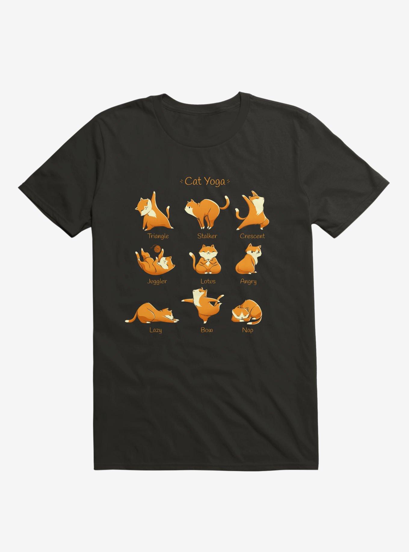 Cat yoga best sale t shirt