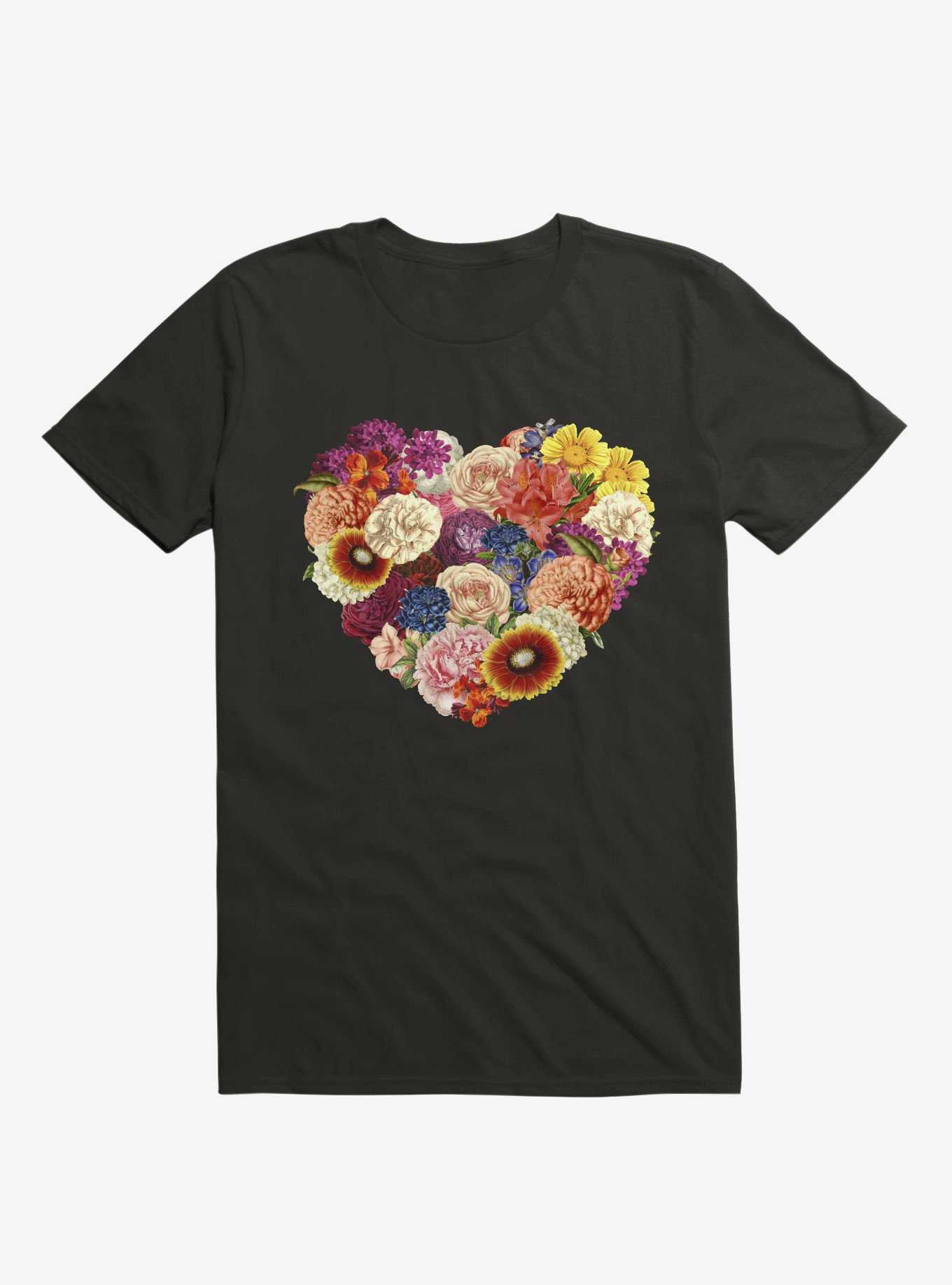 Blooming Love Black T-Shirt, , hi-res