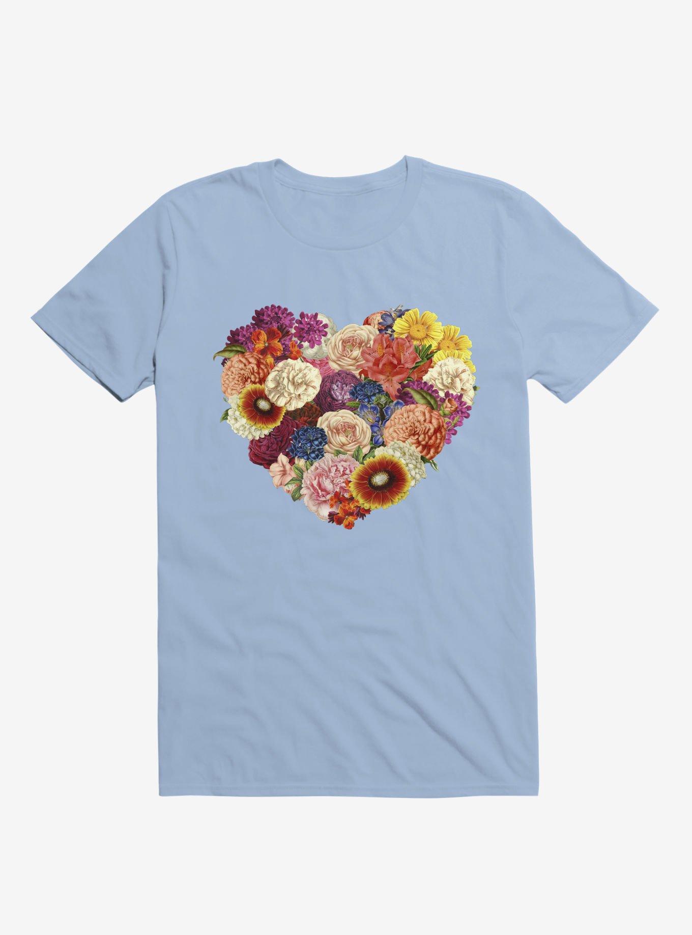 Blooming Love Light Blue T-Shirt, LIGHT BLUE, hi-res